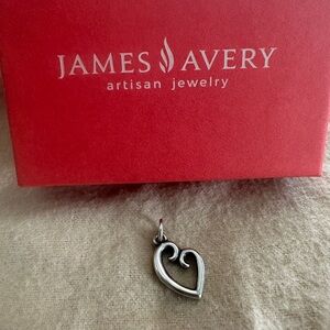 James Avery Silver Mother’s Love Heart Charm
